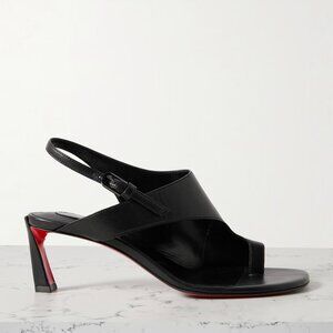 Christian Louboutin VIVA CONDORA 55 Slingback Toe Ring Thong Sandals Heels